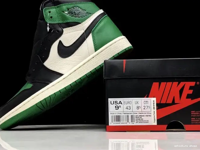 Rep Pine NRG High Air OG Green Sail-Black Jordan 555088-302 1 0517